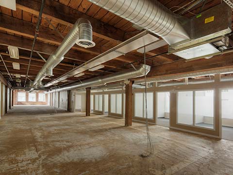 スケルトンからの施工も対応