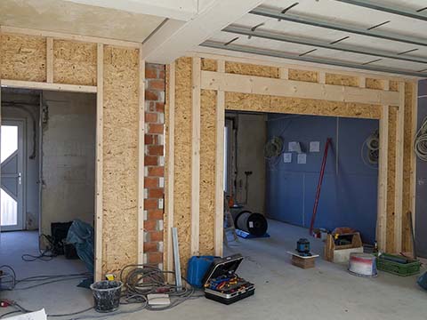 間仕切りを追加してレイアウト変更